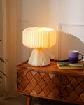 Ori Origami Table Lamp – 32cm Ambient Night Lamp with Premium Laminated Lampshade | Dust & Water Resistant | Perfect for Living Room, Bedroom & Gifting